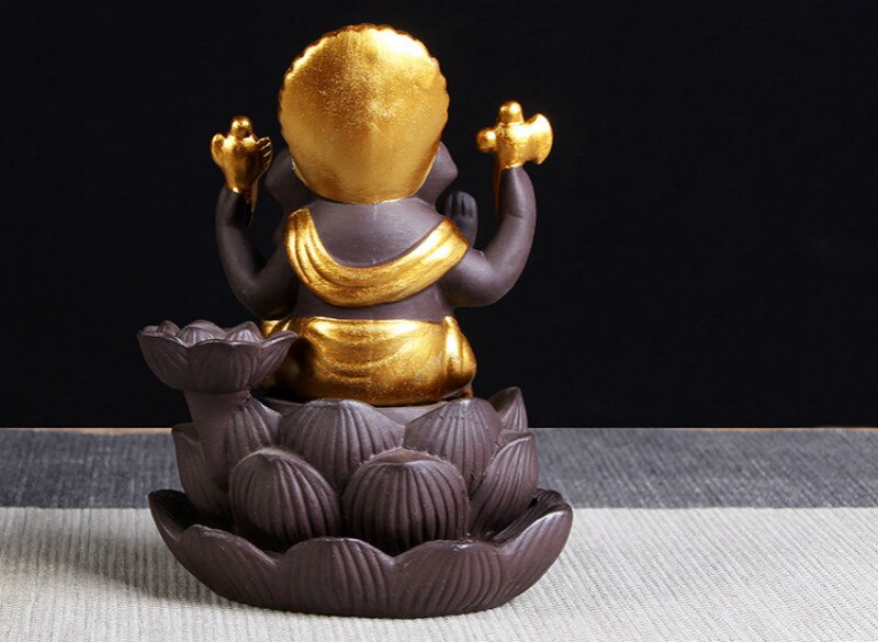 Beautiful God Ganesh With Incense Burner