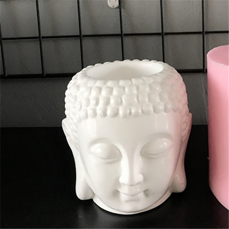 Buddha Head Silicone Mold - Versatile DIY Mold