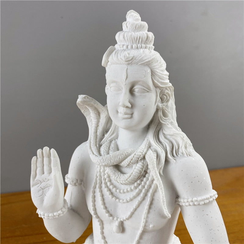 Serene Ivory God Shiva