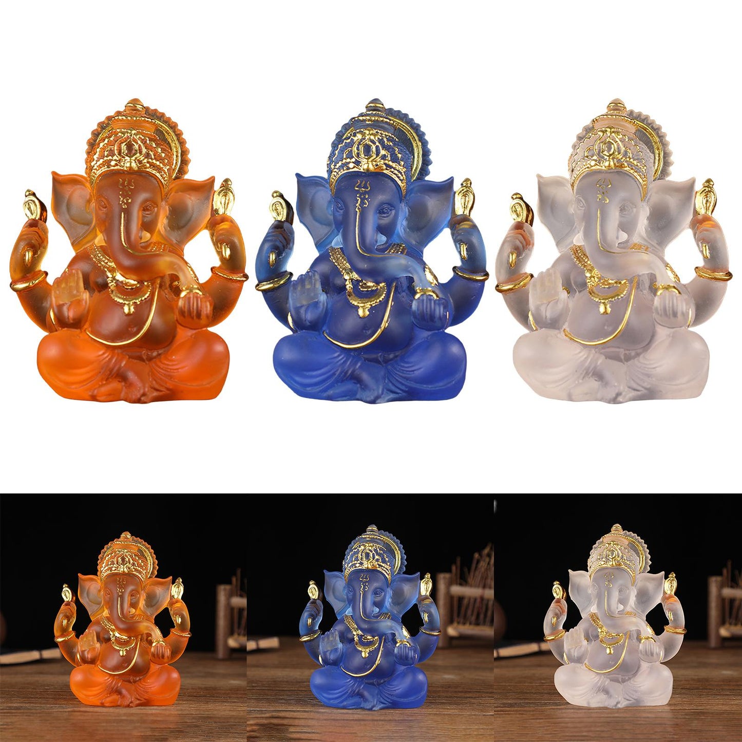 Lord Ganesha Clear Resin