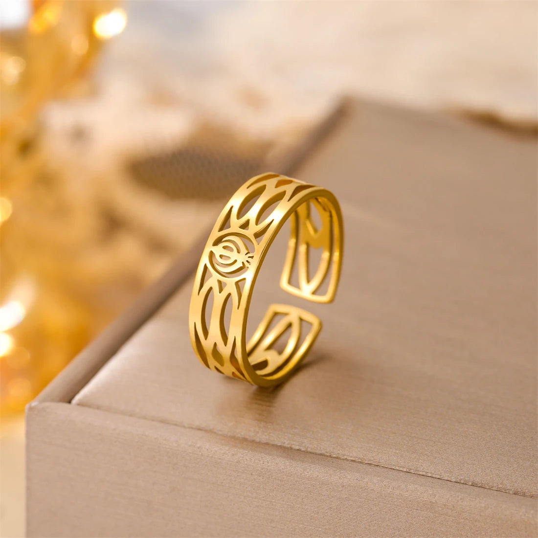 Adjustable Stainless Steel Sikh Ring