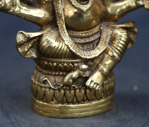 Bronze 4 Arms Lord Ganesha