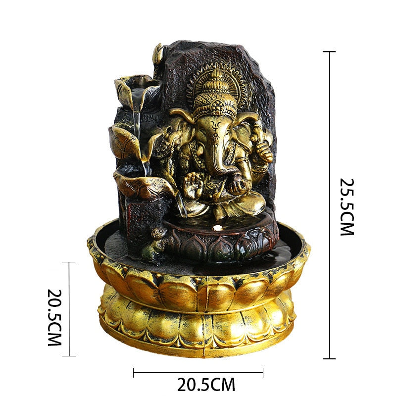 Serenity Tabletop Water Fountain Lord Ganesha MZ02303
