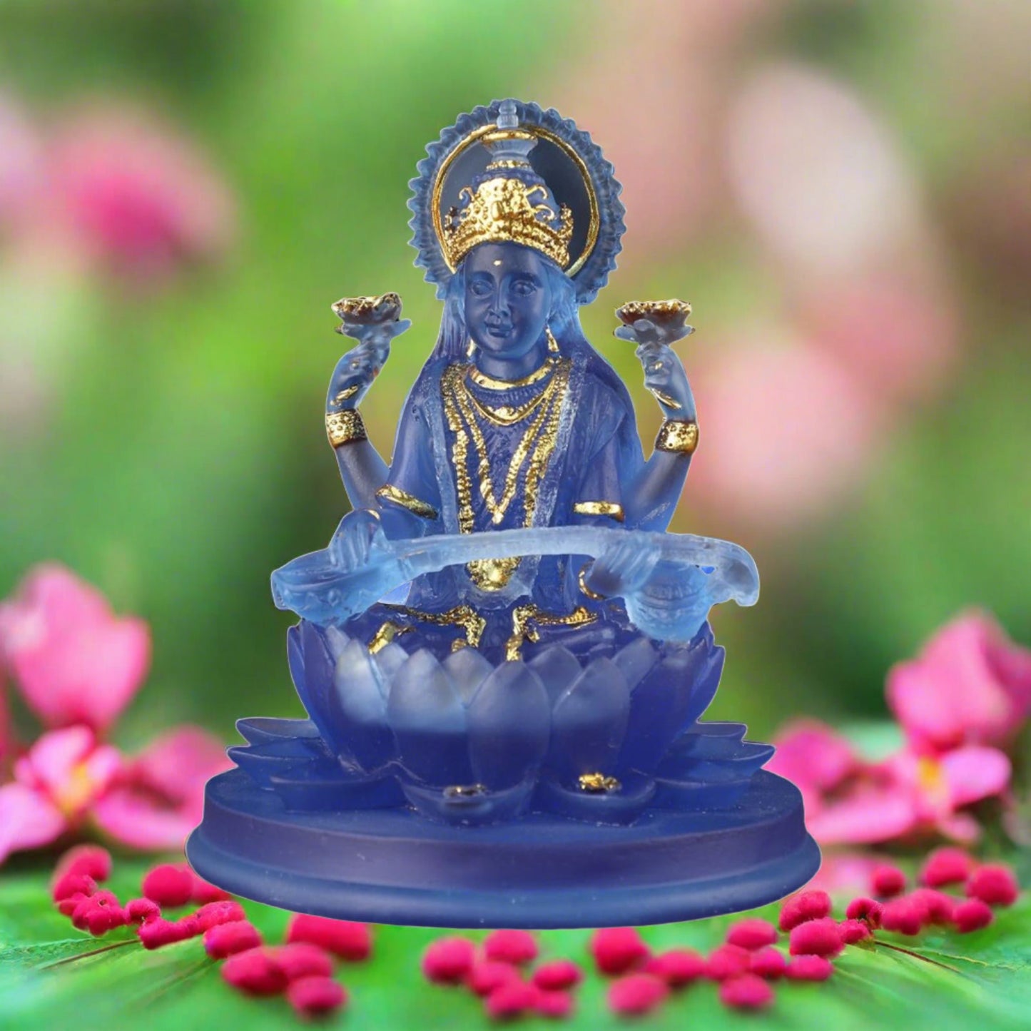 God Saraswatthi in Lotus