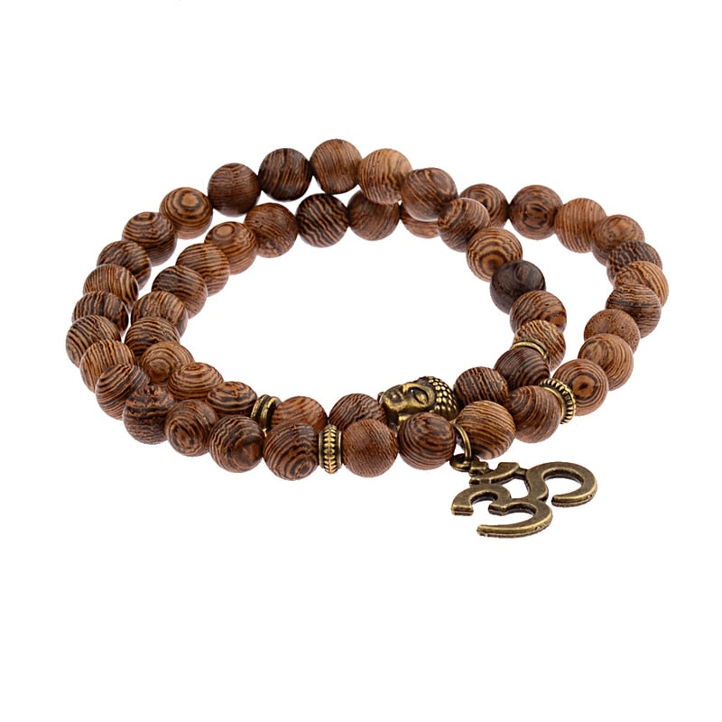 Wood Beads OM Bracelet