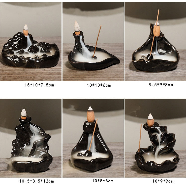 Ceramic Censer Backflow Stick Incense Burner