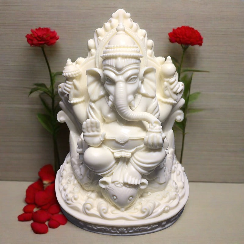 Pure White God Ganesh