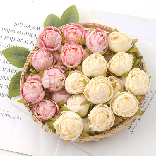 Artificial Oil Rose Buds-30pcs 3-4cm