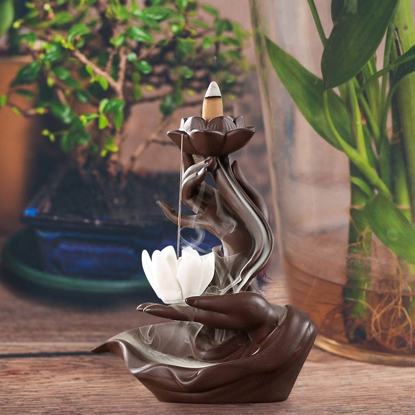 Backflow Incense Burner in God Buddha's Hand