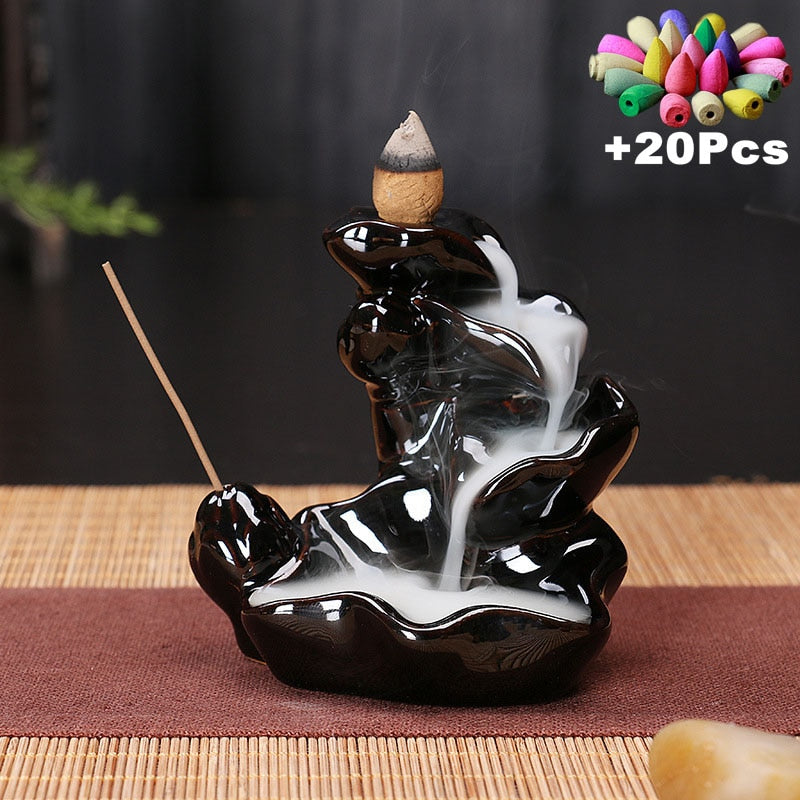 Ceramic Censer Backflow Stick Incense Burner