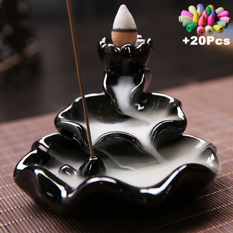 Ceramic Censer Backflow Stick Incense Burner