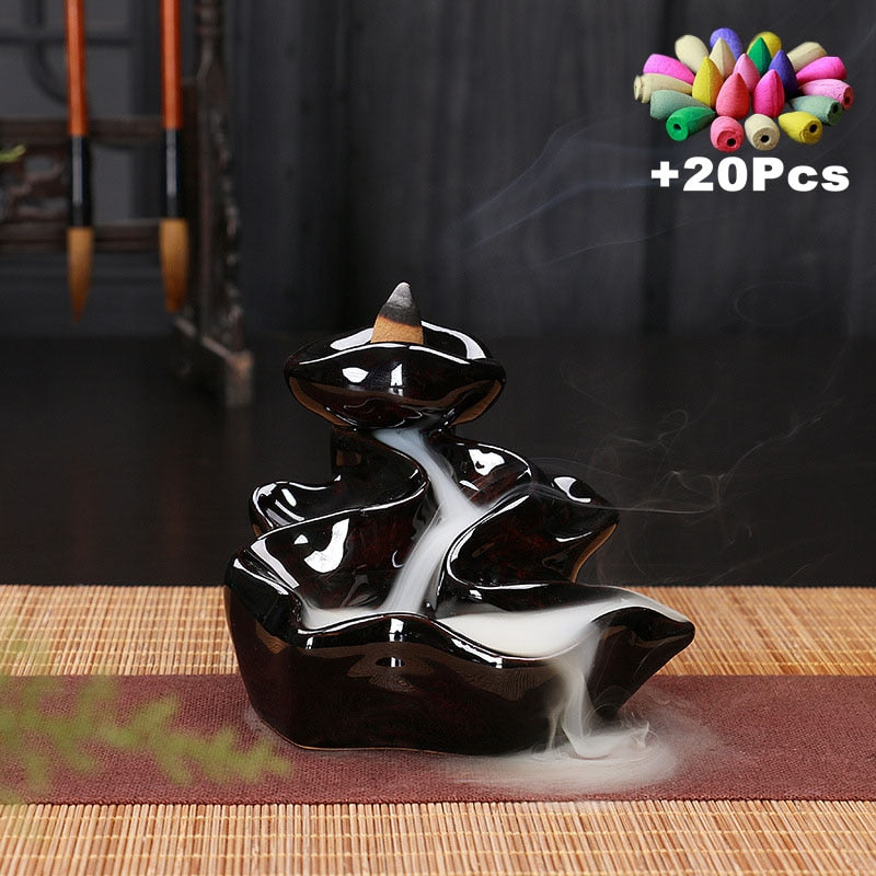 Ceramic Censer Backflow Stick Incense Burner