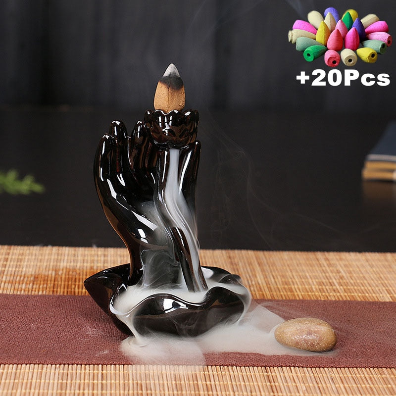 Ceramic Censer Backflow Stick Incense Burner