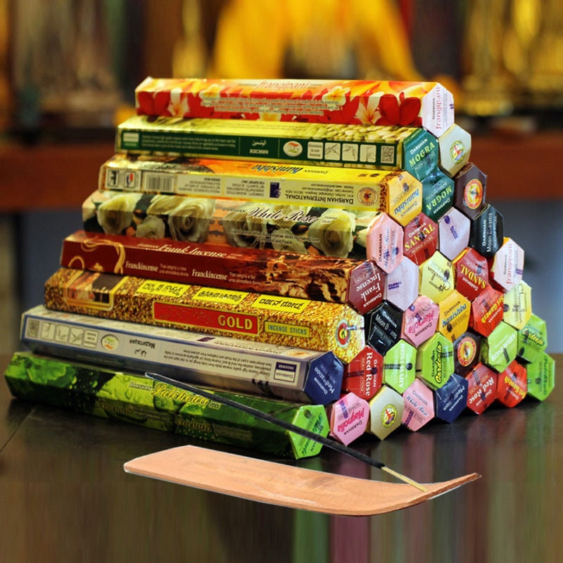 Authentic Indian Incense - 9 Multiple Flavors