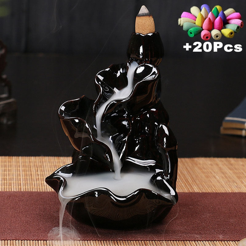 Ceramic Censer Backflow Stick Incense Burner