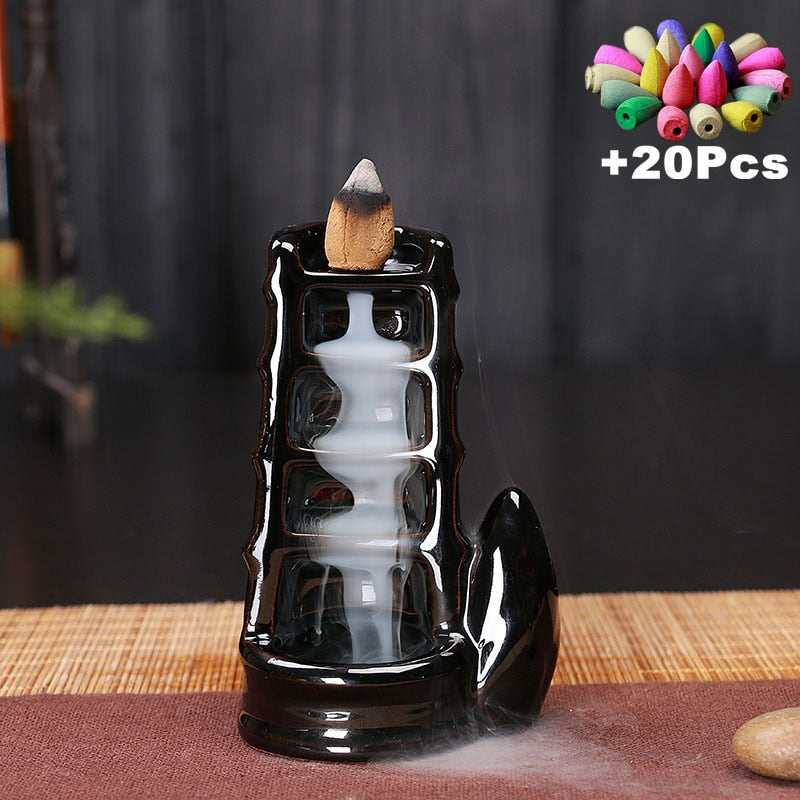 Ceramic Censer Backflow Stick Incense Burner