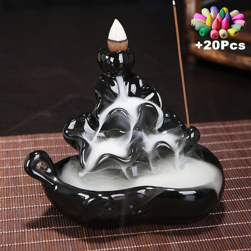 Ceramic Censer Backflow Stick Incense Burner