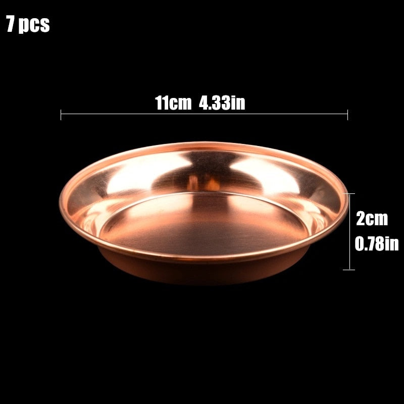 Pure Copper Plate Collection - 7Pcs