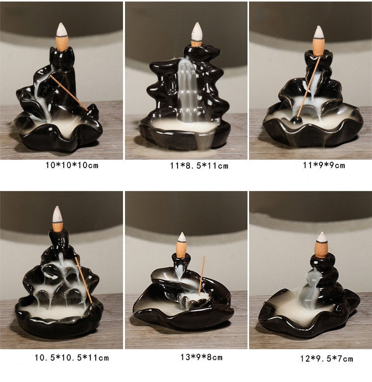 Ceramic Censer Backflow Stick Incense Burner