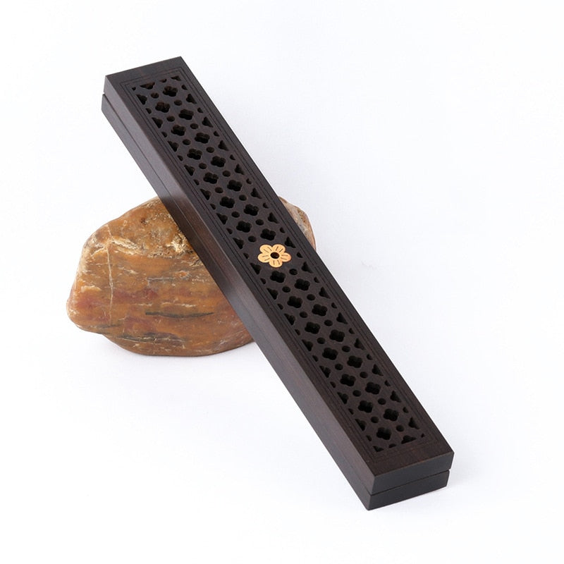 Handmade Wood Aromatherapy Incense Stick Holder