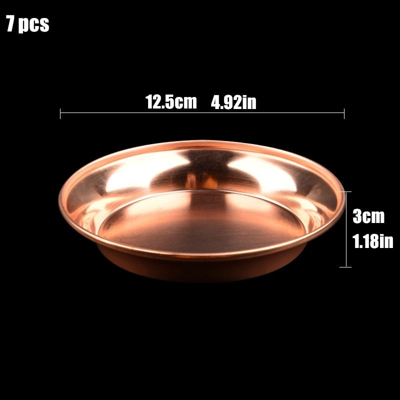 Pure Copper Plate Collection - 7Pcs