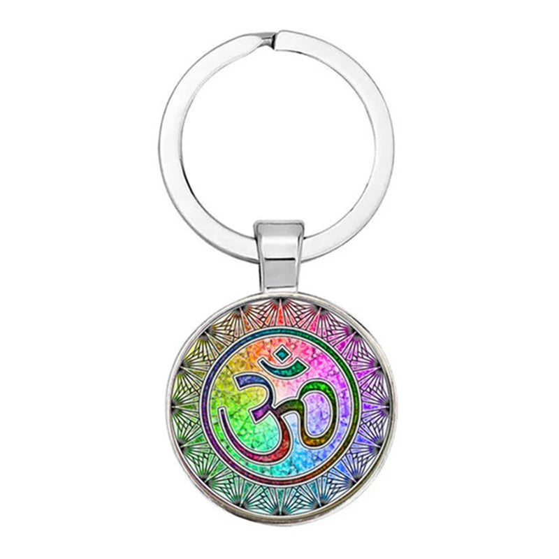 Fashionable Om Symbol Keyring