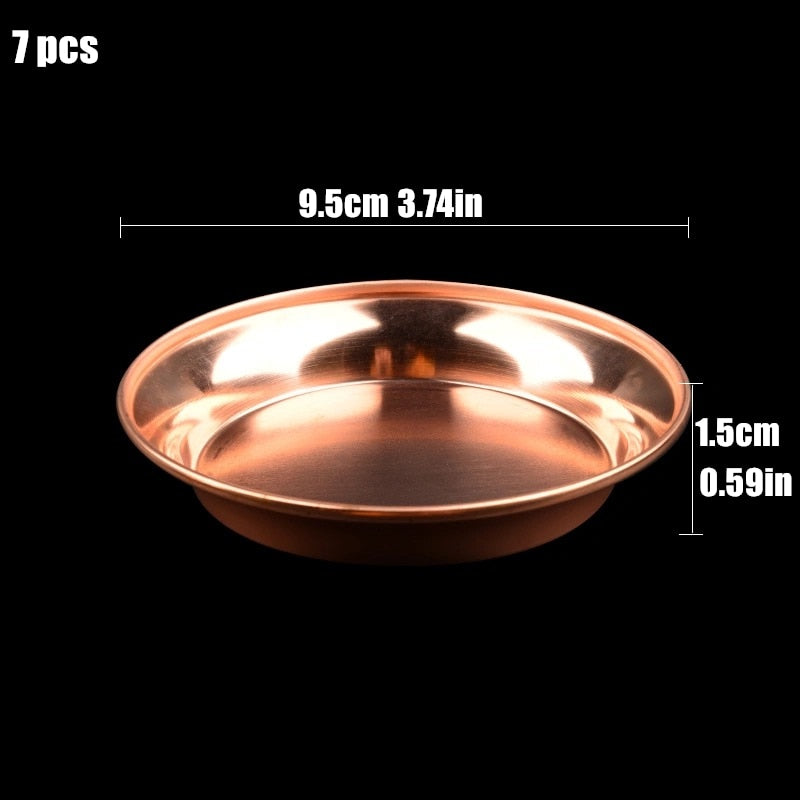 Pure Copper Plate Collection - 7Pcs