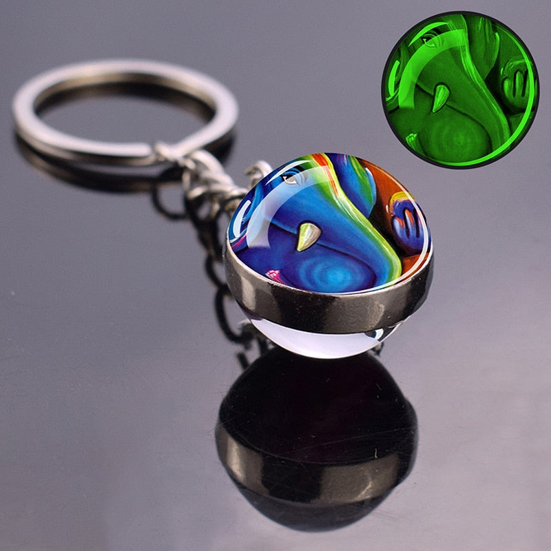 Glowing Key Chains With Divine Guardians