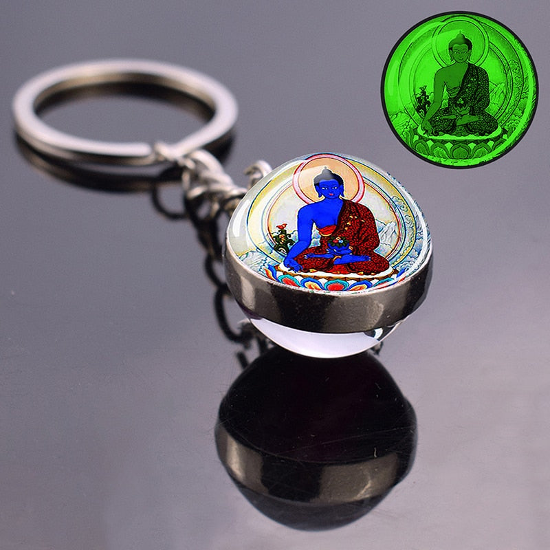 Glowing Key Chains With Divine Guardians