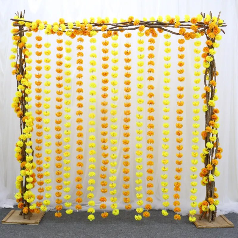 Artificial Flower String Garland 2M