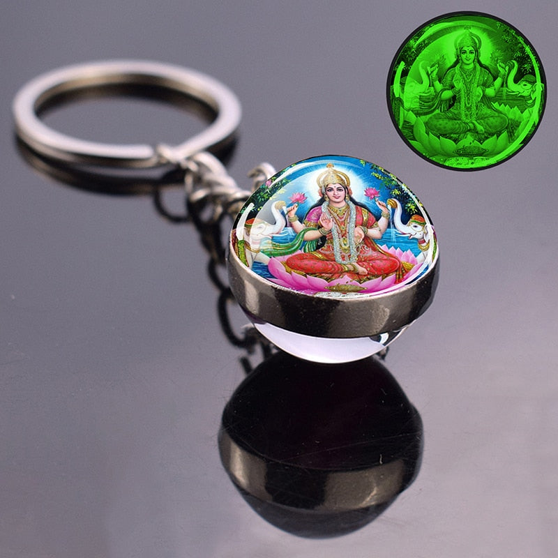 Glowing Key Chains With Divine Guardians