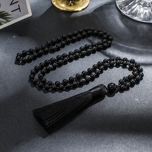 Trending Black Beaded Neck Wear