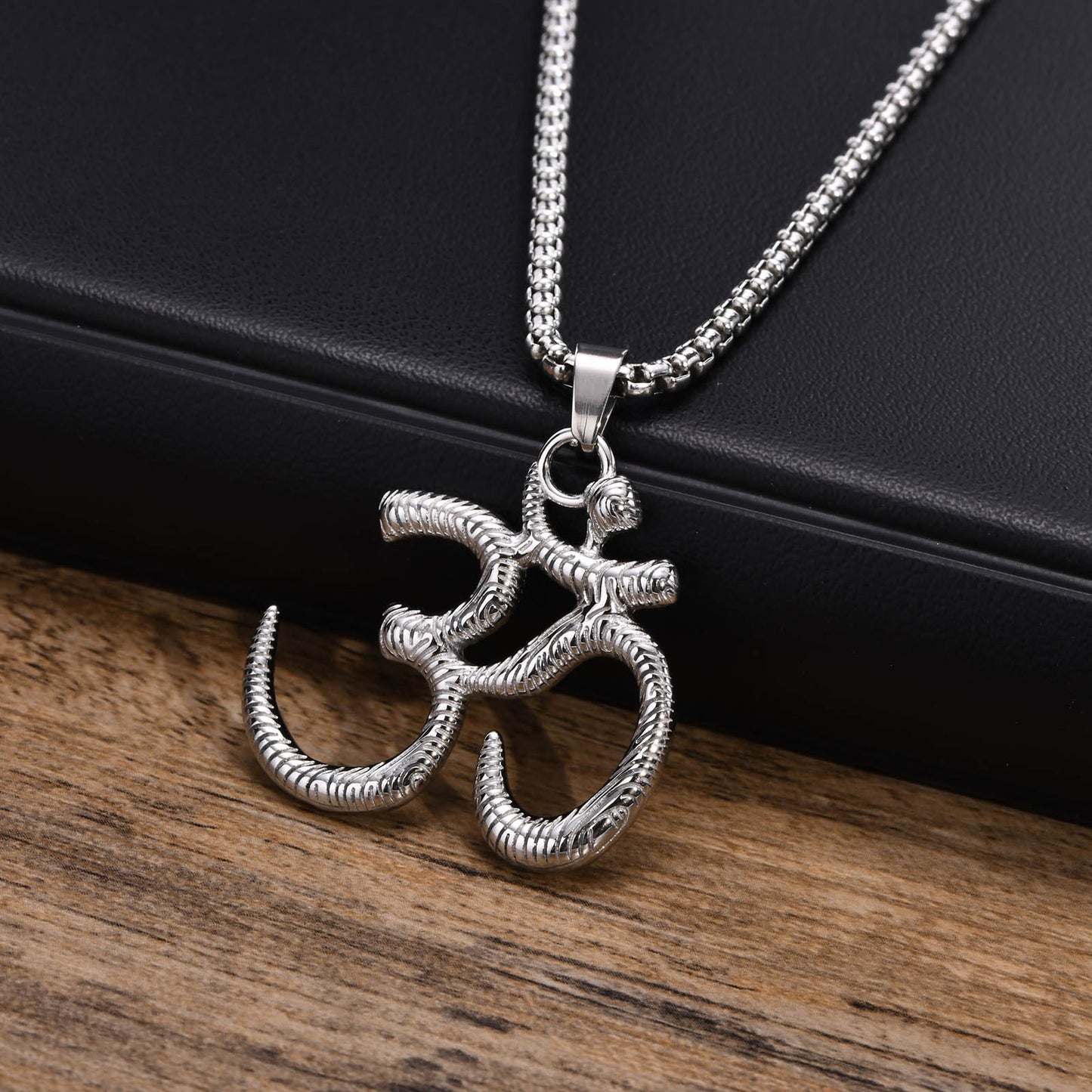 Stainless Steel Om Necklaces