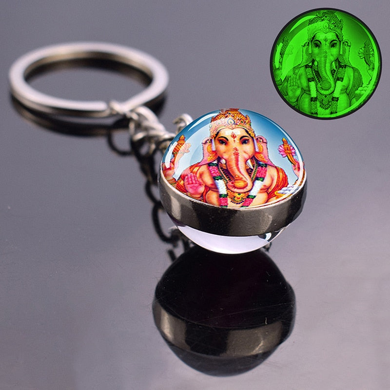 Glowing Key Chains With Divine Guardians