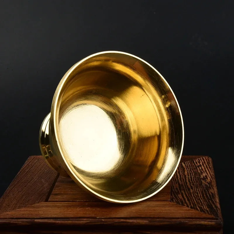 Religious Copper Devotional Bowl