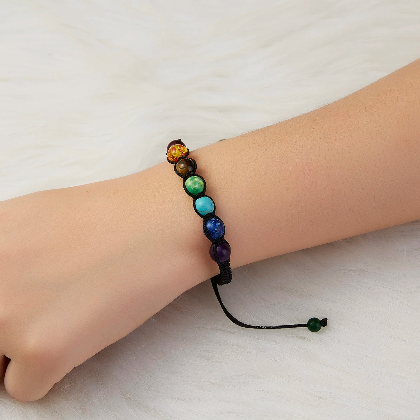 Chakra Stone Beads Bracelet