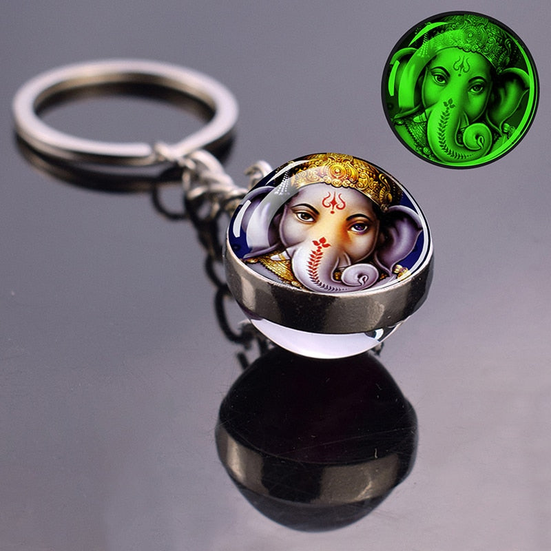 Glowing Key Chains With Divine Guardians