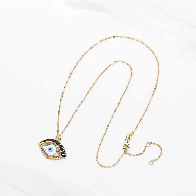 Stunning Evil Eye Pendant Necklace