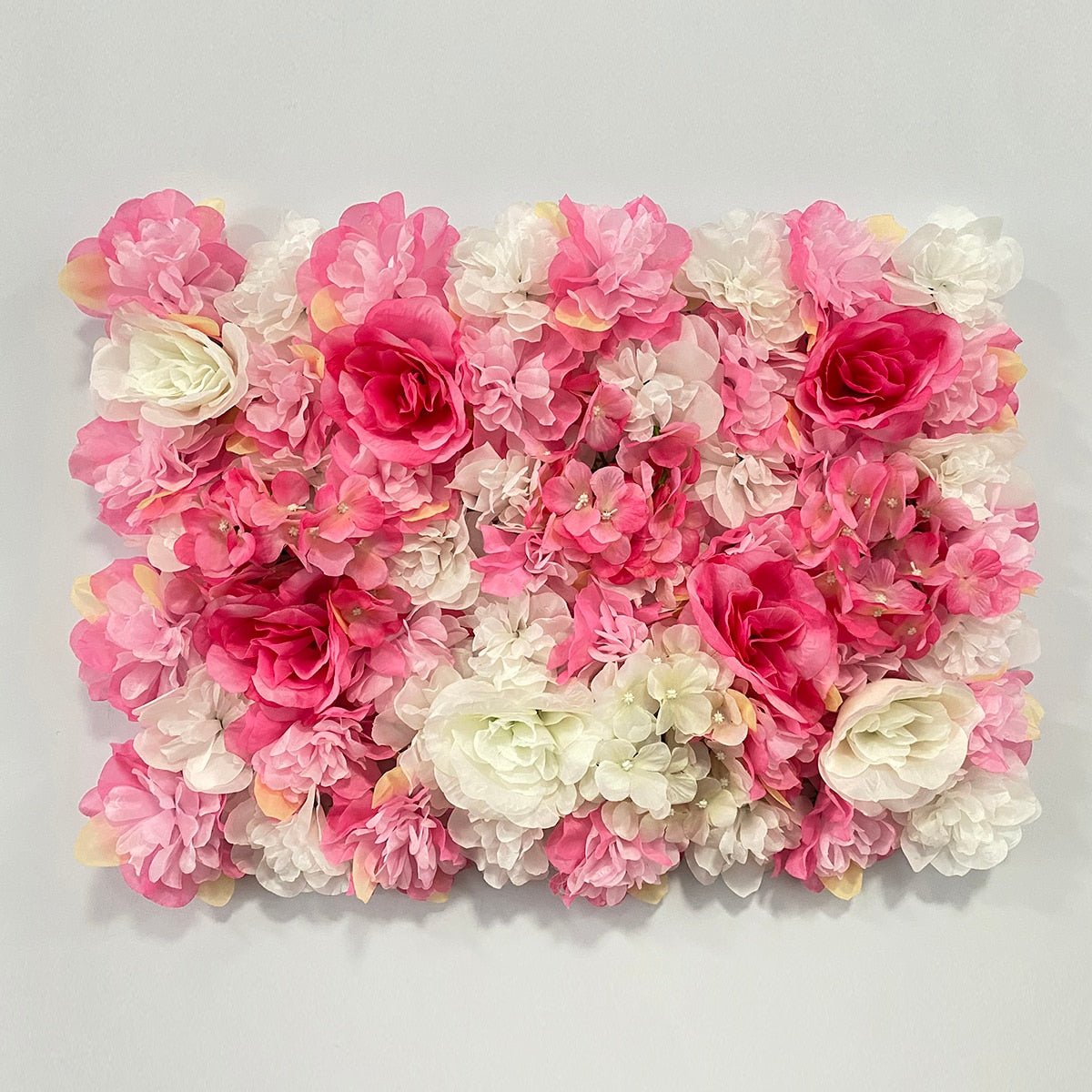 Artificial Rose Flower Wall Panel Decor