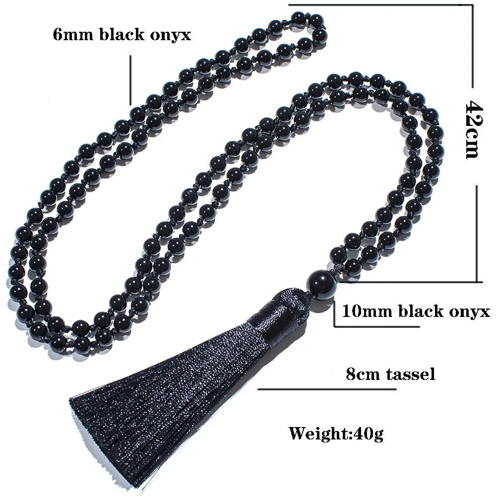 Trending Black Beaded Neck Wear