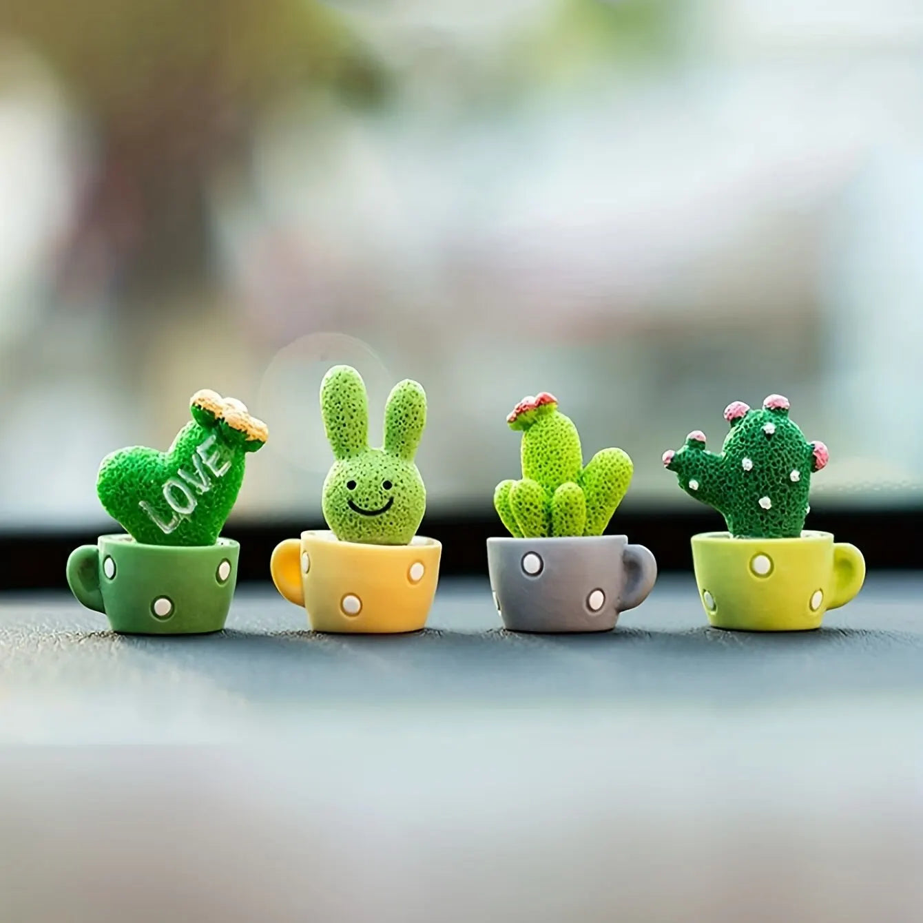 Resin Mini Cactus Set