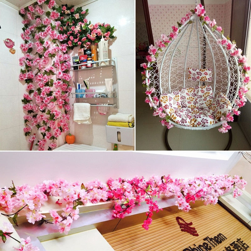 Imitation Blooms Hanging Decor