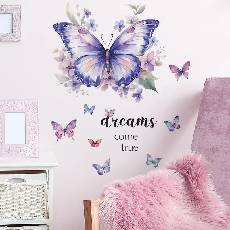 Butterfly Inspirational Wall Stickers