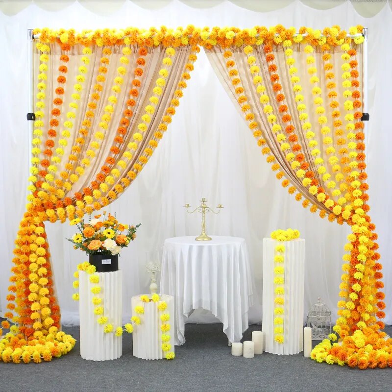 Artificial Flower String Garland 2M