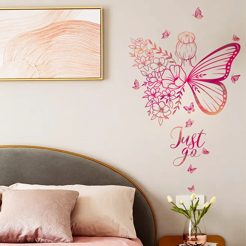 Butterfly Inspirational Wall Stickers