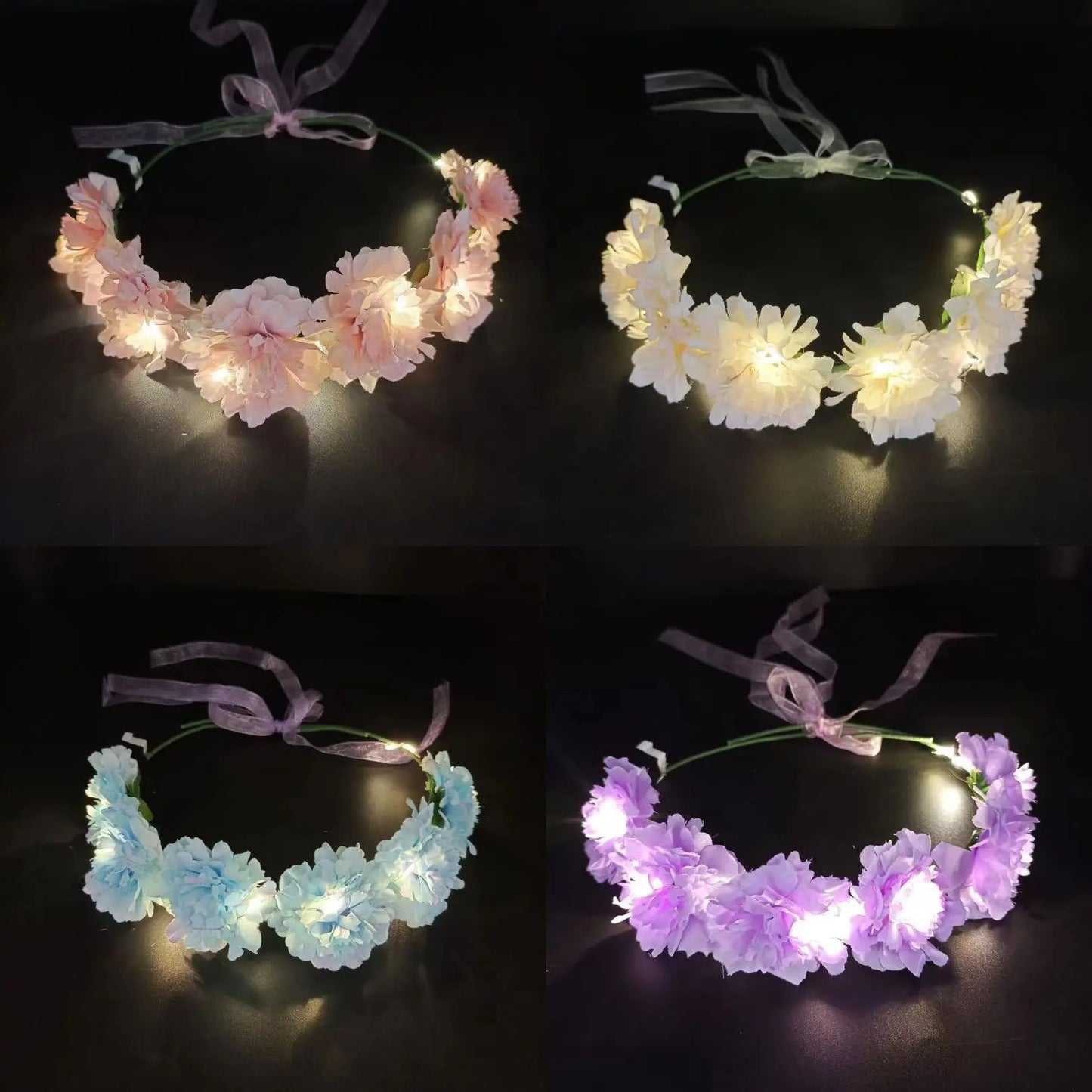 Flower Crown with LED Lighting