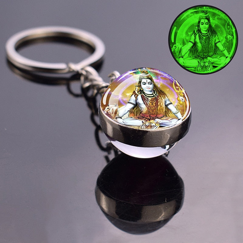 Glowing Key Chains With Divine Guardians