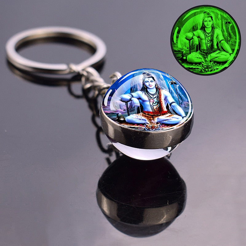 Glowing Key Chains With Divine Guardians