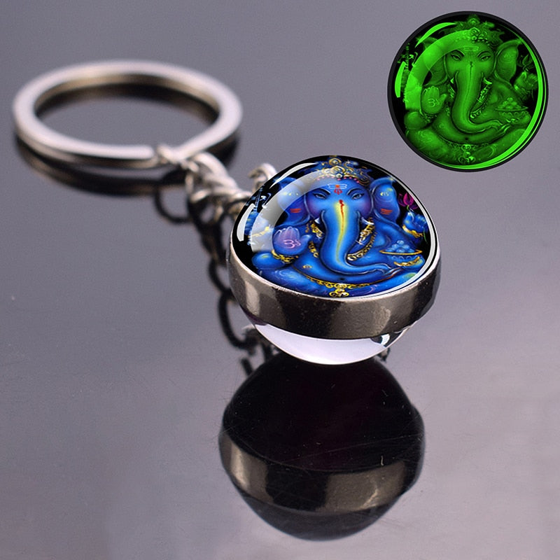 Glowing Key Chains With Divine Guardians