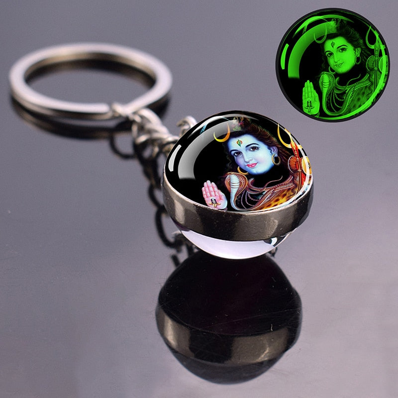 Glowing Key Chains With Divine Guardians